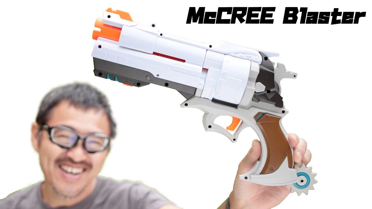 オーバーウォッチ マクリー ブラスター 単発サイドスイング ナーフ ライバル レビュー Nerf Rival Overwatch McCree Blaster