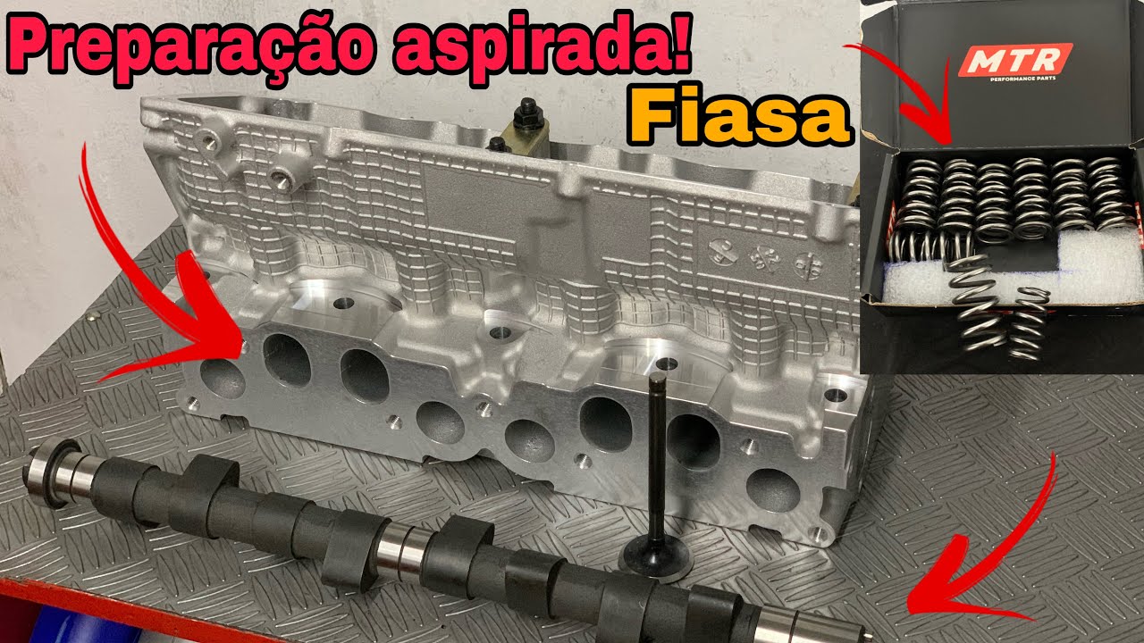 AULA SOBRE PREPARAÇÃO DE CABEÇOTE MOTORES FIASA !!!