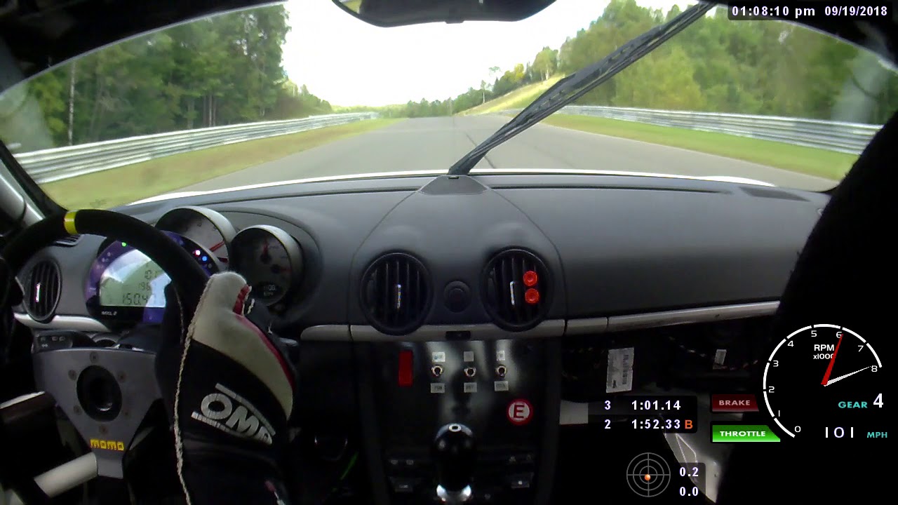 Porsche Cayman at Le Circuit Mont Tremblant   Fast Laps   1:49's