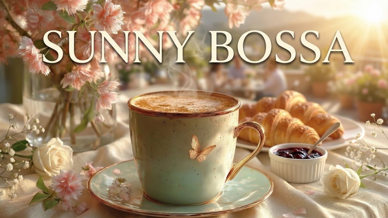 Warm Spring Bossa Nova ☕ Sunny Café Jazz Music for Relaxing, Studying & Working
