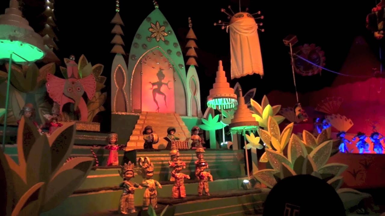 Disneyland It's A Small World Attaction During Disneyland's 60th Anniversary