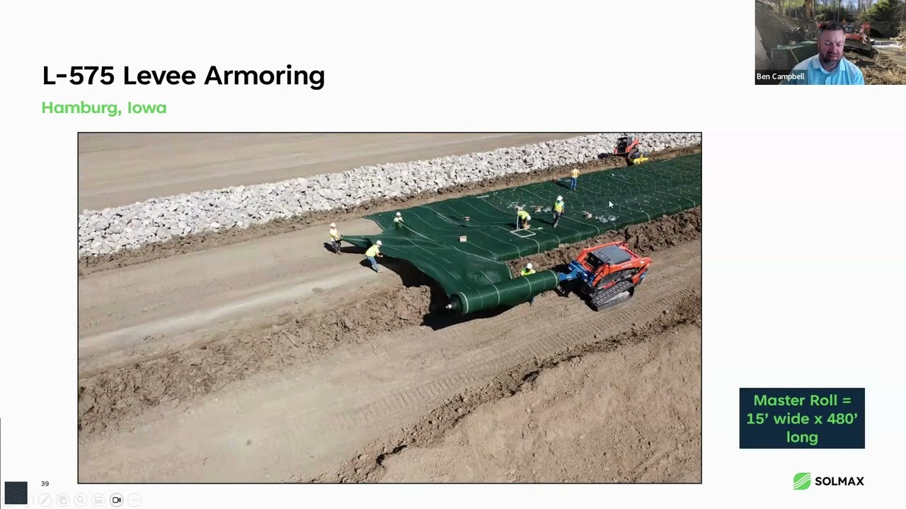 Levee Repair & Protection Webinar | Solmax & Muscle Wall Solutions for Levees