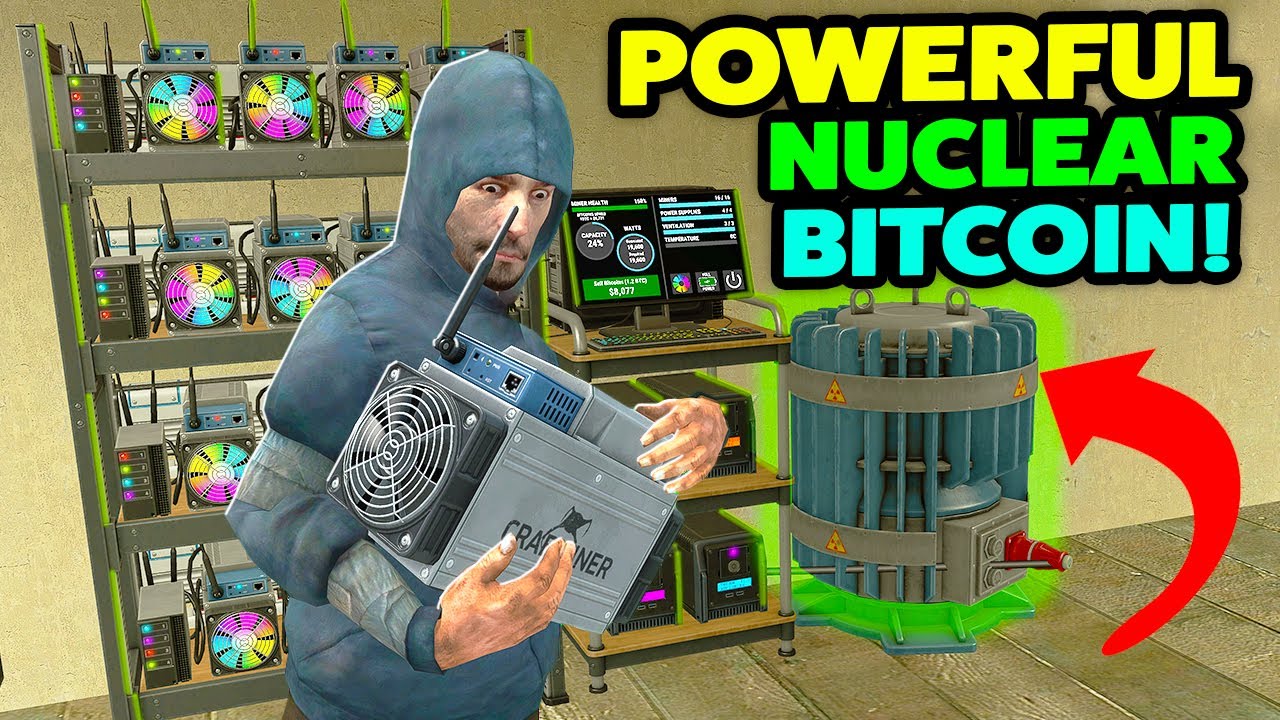 NUCLEAR POWERED BITCOIN MINER RACK 100,000 WATTs?  - Gmod DarkRP LIFE 48 (New Base)