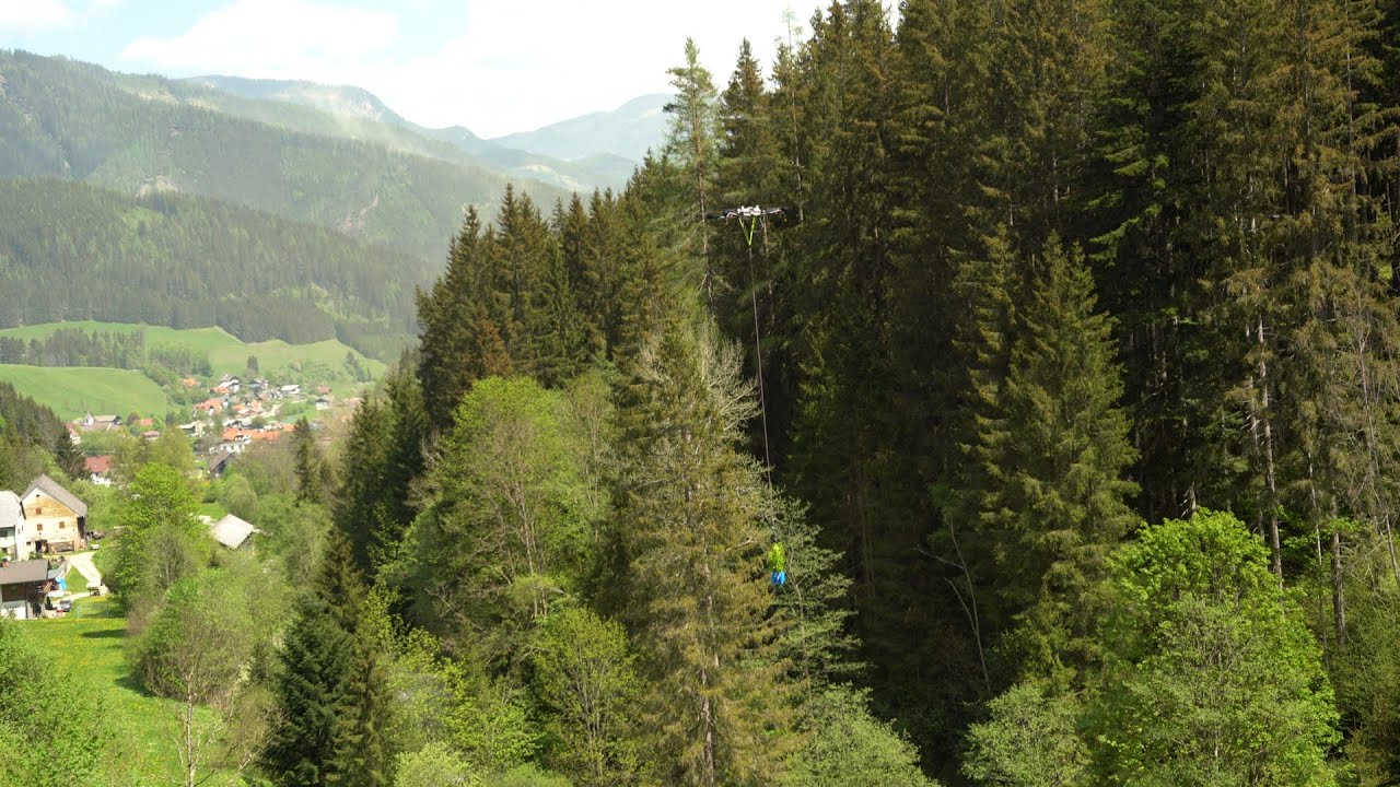 Drohnen Lastentransport BAUMSETZLINGE 🌲 | Drone Passion