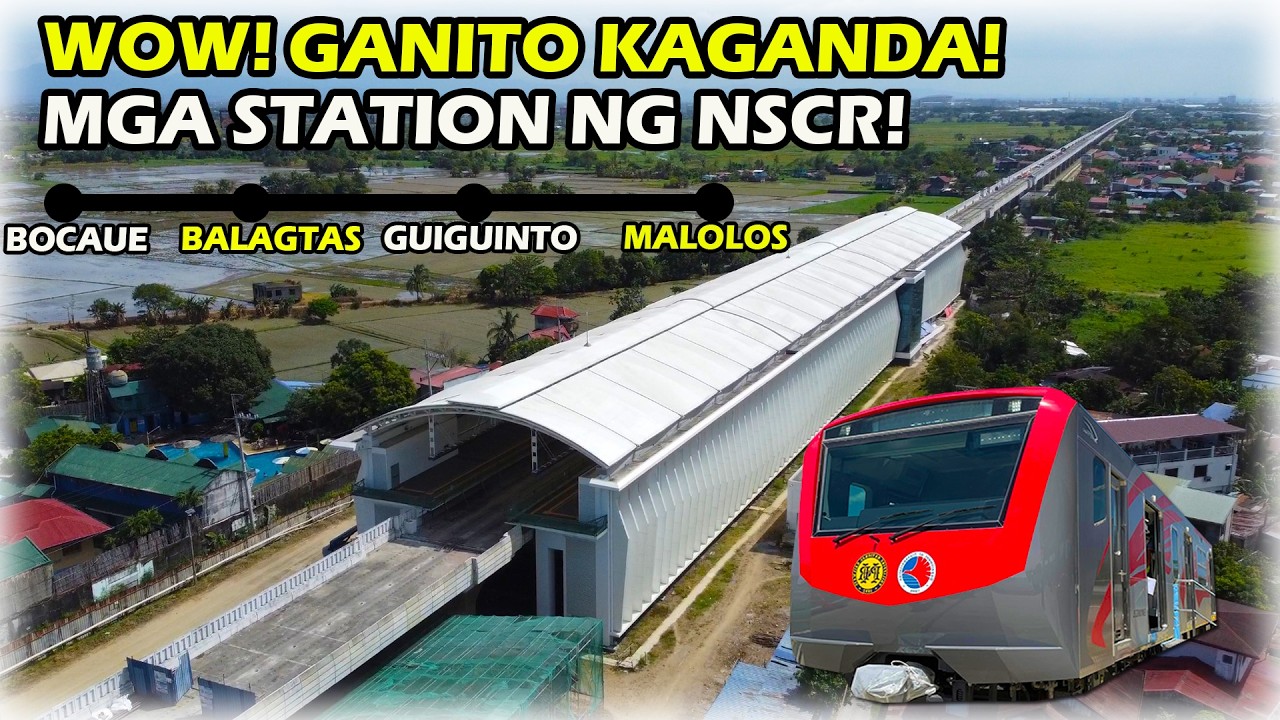 WOW! SOBRANG GAGANDA MGA ISTASYON NG NSCR | NSCR PRJECT UPDATE | BOCAUE TO MALOLOS
