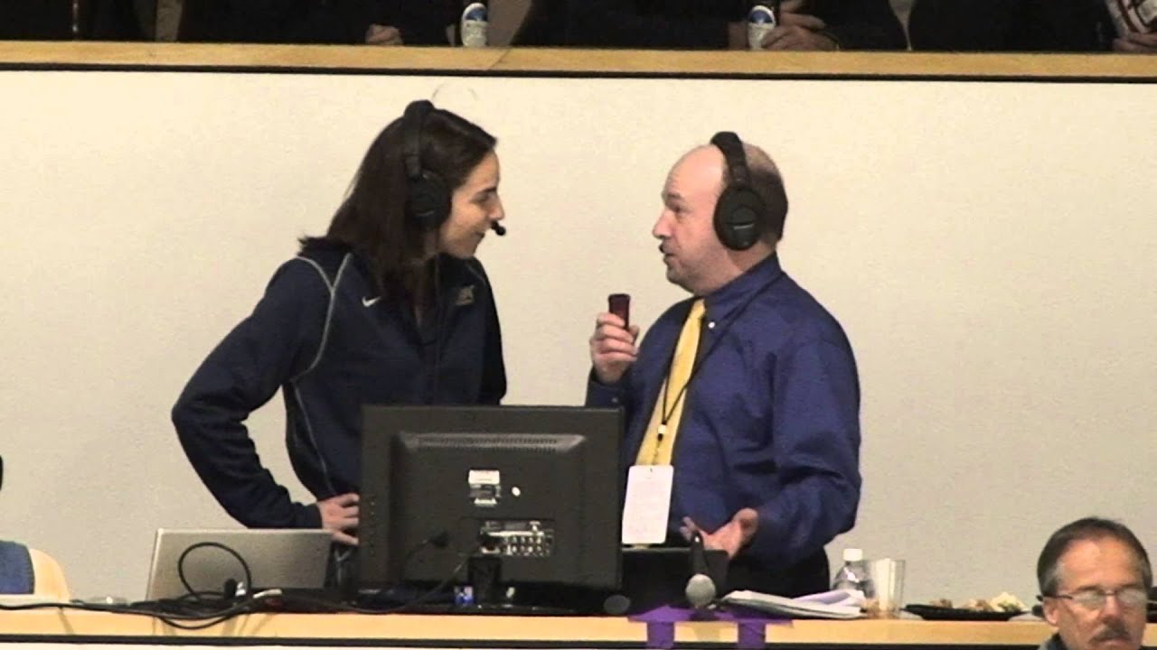 Monique LeBlanc interview (11/30) during hockey game