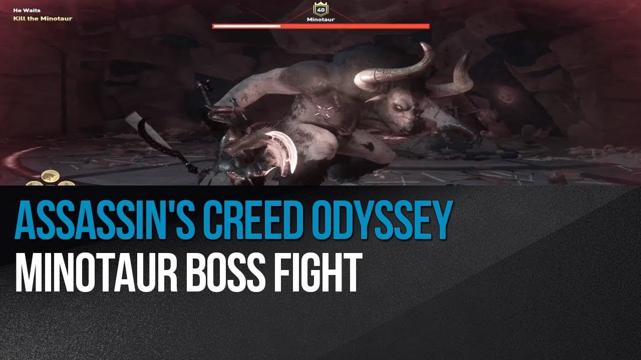 Assassin's Creed Odyssey - Minotaur Boss Fight