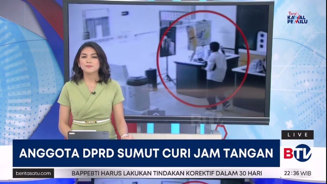 Anggota DPRD Sumut Terekam CCTV Mencuri Jam Tangan