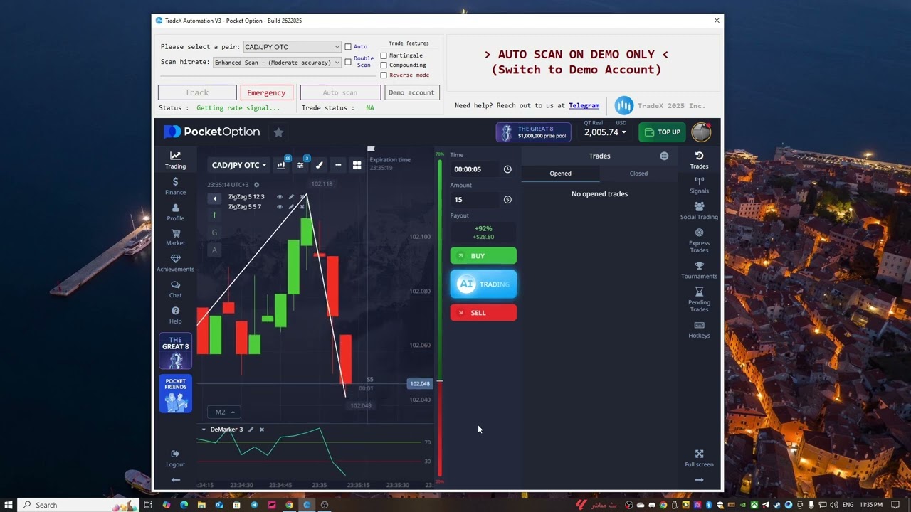Pocket Option BOT | High Accuracy Signals | Make your Daily profit 😎📊