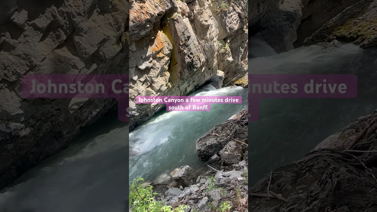 Johnston Canyon experience. Highly recommended easy trail. #johnstoncanyon #banff #fyhpvv #yhp #yhpv