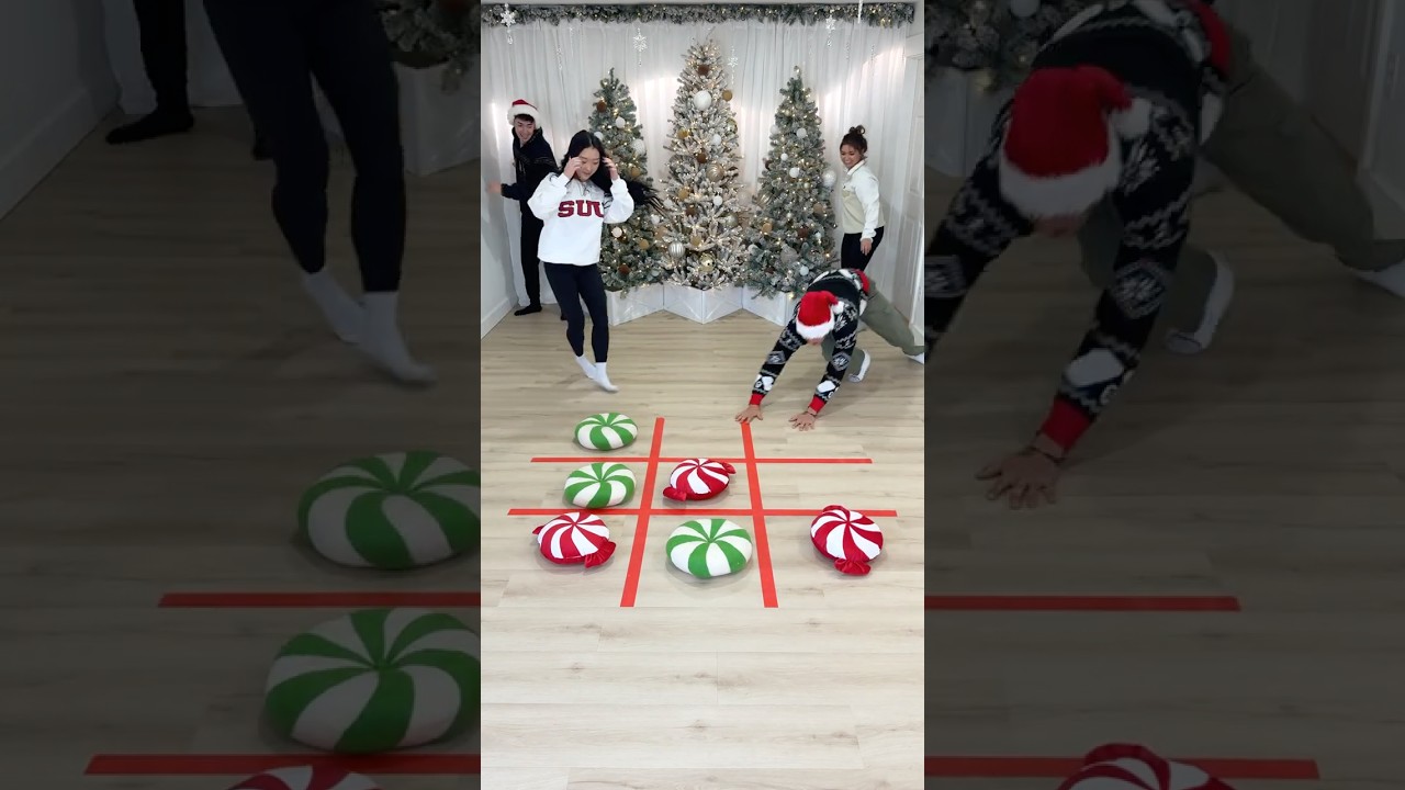 Christmas Tic Tac Toe Race!