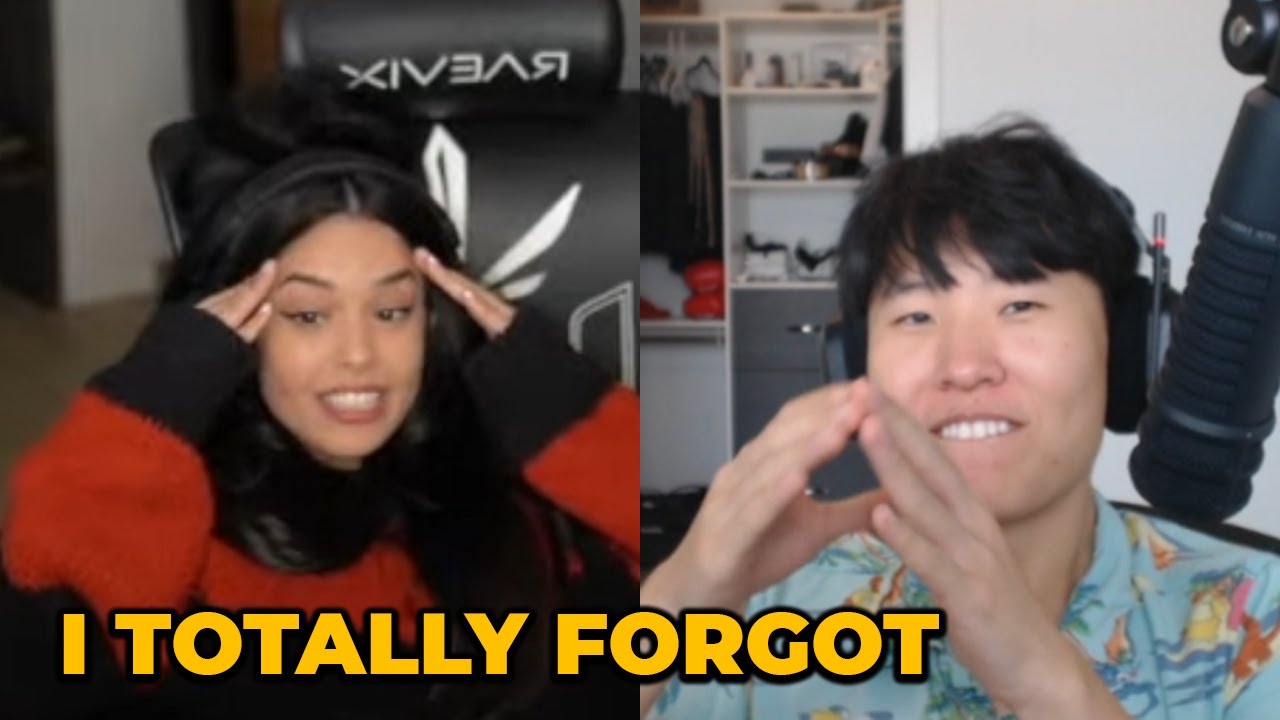 Valkyrae Reacts to Toast's Reaction to Her Bring Up Jimmy Fallon