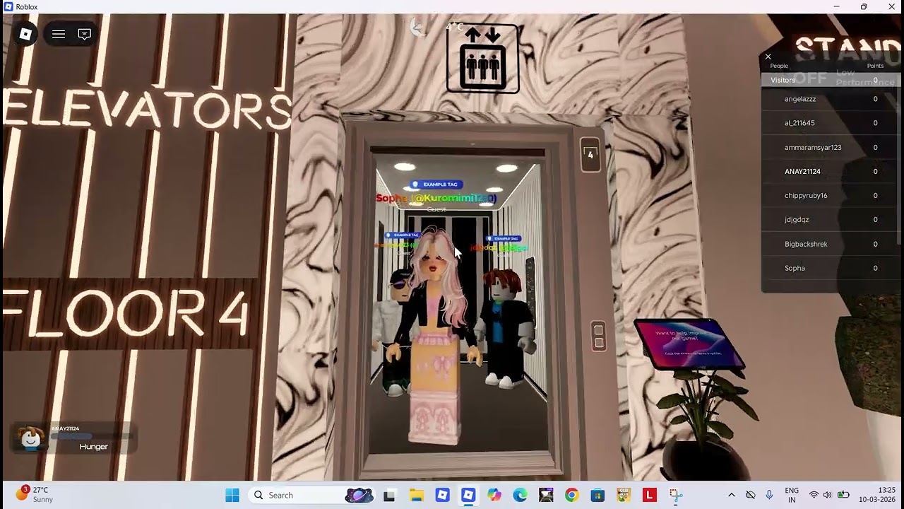 MC Tedson  Lifts  @ Sunny Resort Hotel | Roblox