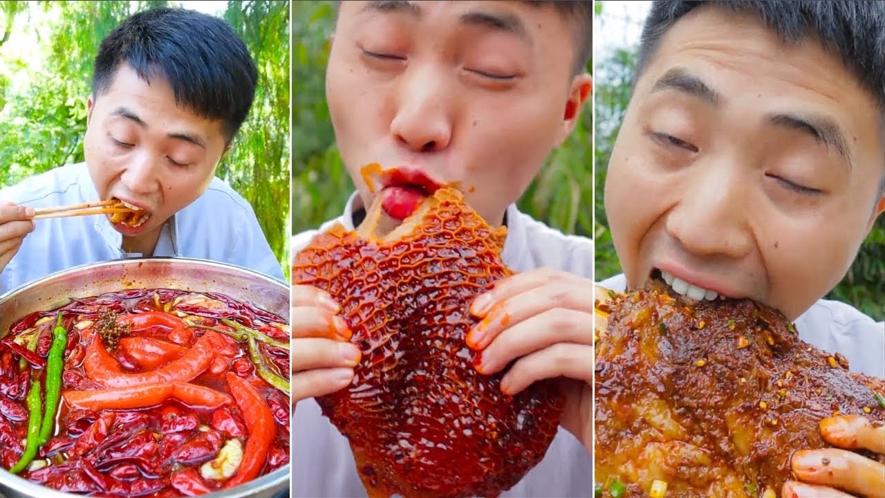 Thử Thách Ăn Đồ Siêu Cay - Tik Tok Ẩm Thực Trung Quốc