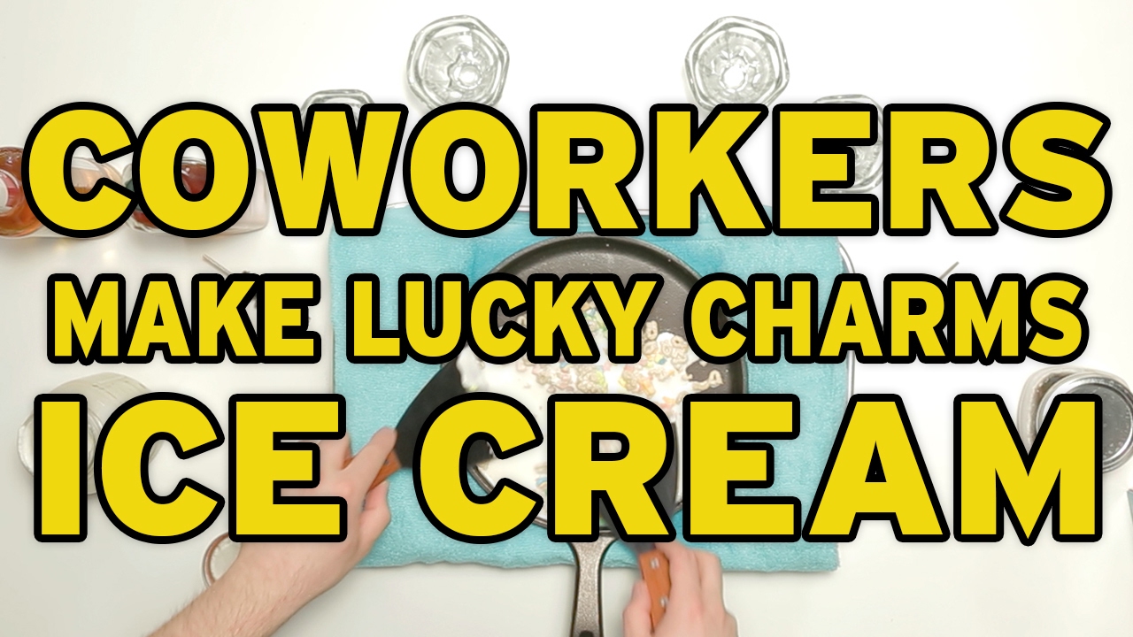 CoWorkers Make Lucky Charms Ice Cream