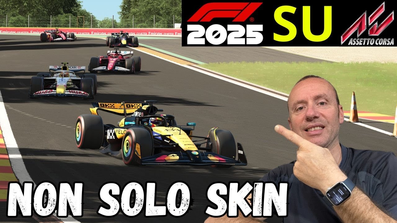 F1 25 è su ASSETTO CORSA con MOD COMPLETA GRAND PRIX F1 2025 di SIM DREAM non SOLO SKIN