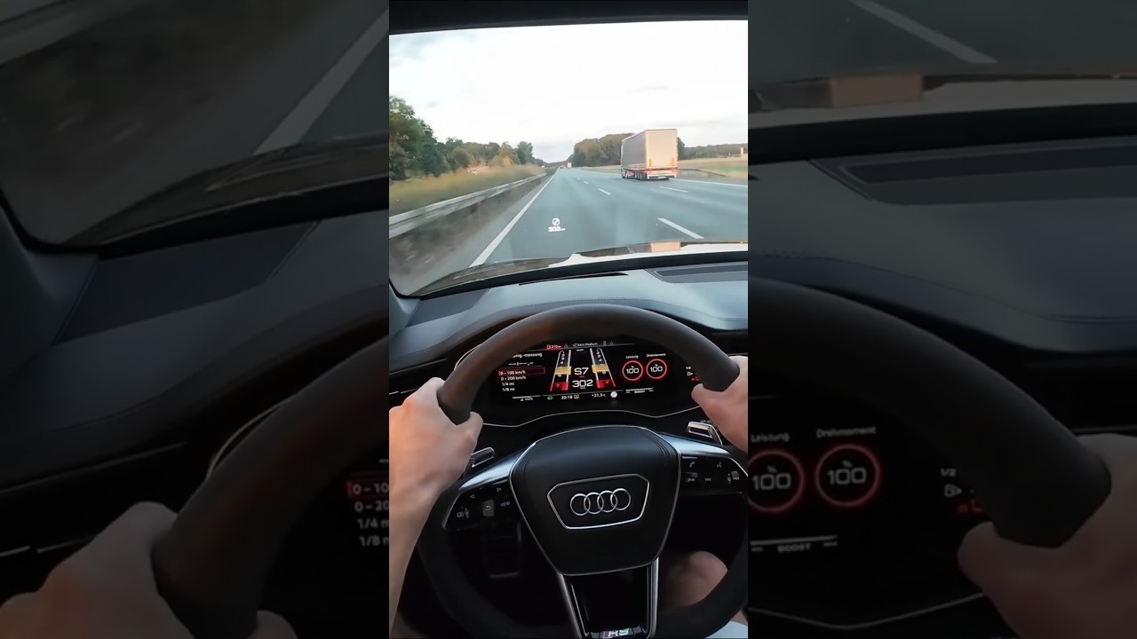 AUDI RS6 300+ km/h *Kerosene* #audirs6 #kerosene #autobahn