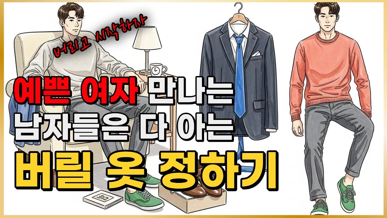 옷을 잘 입어야 예쁜 여자 만나기 쉽습니다, 버릴 옷 10분동안 정해드려요