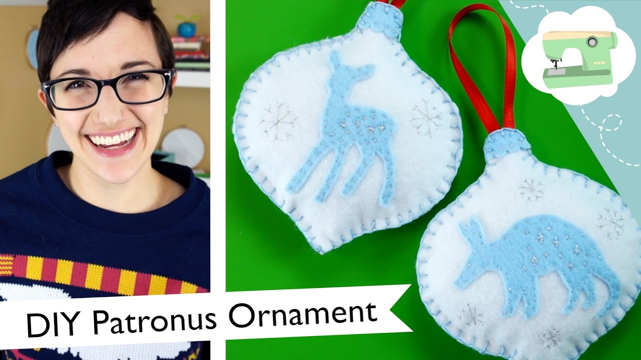 DIY Custom Patronus Ornament - Harry Potter Christmas Decoration | @laurenfairwx