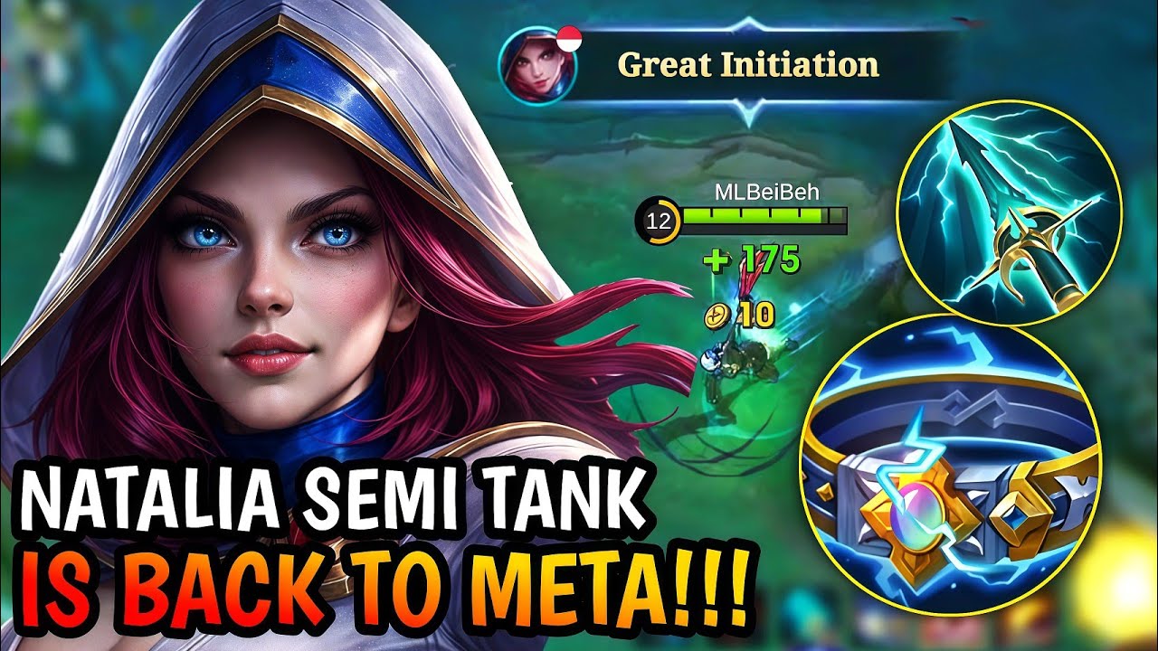 JANGAN REMEHKAN NATALIA❗INI DIA NATALIA BUILD TOP GLOBAL TERSAKITI 100% MVP| MLBB