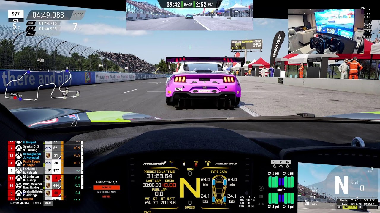 Me pretending to be a racing driver!