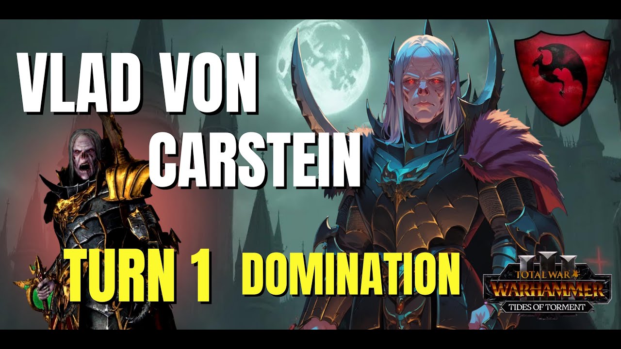 How to Dominate Turn 1 as Vlad Von Carstein | Vampire Counts Beginner Guide - (Tides of Torment)