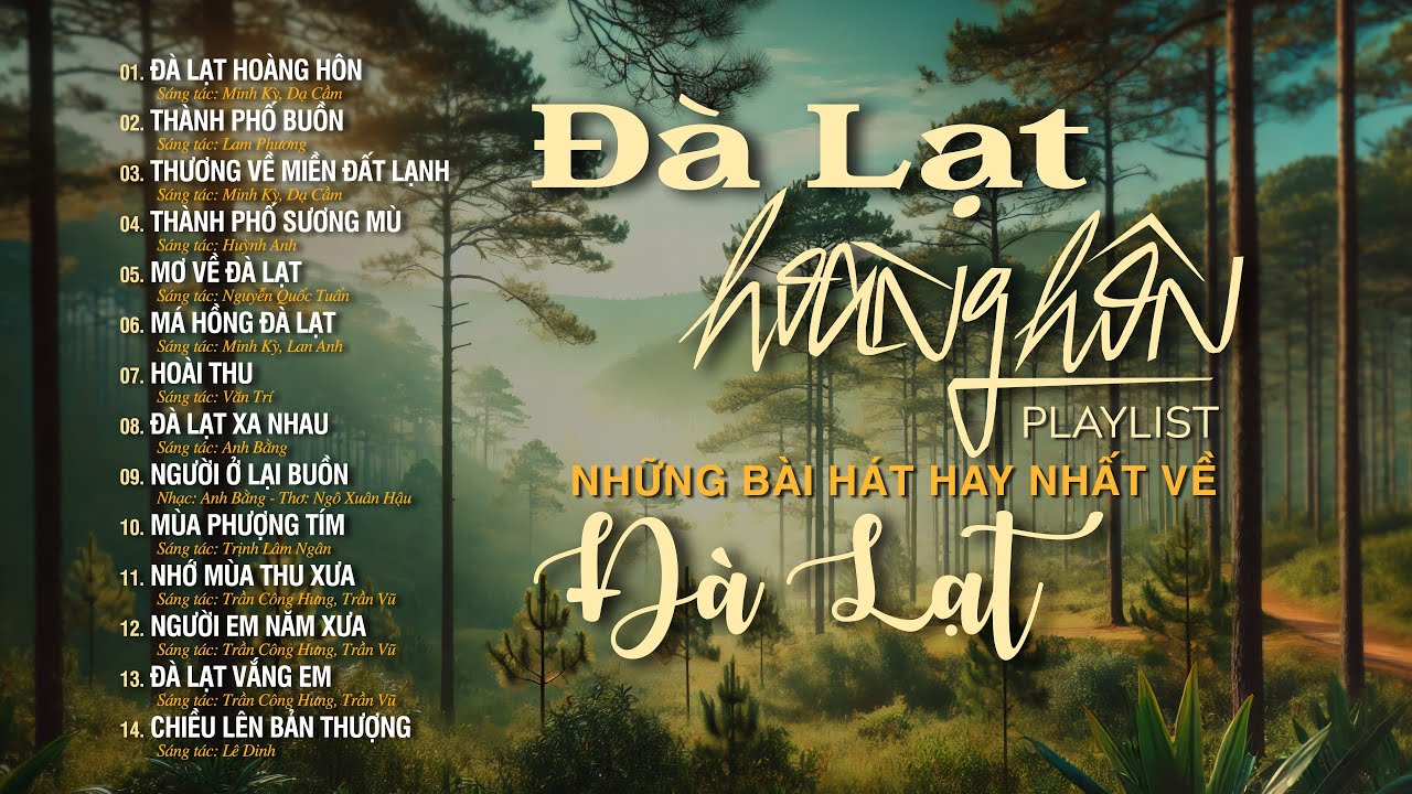 ĐÀ LẠT HOÀNG HÔN, THÀNH PHỐ BUỒN - LK BOLERO NHẠC TRỮ TÌNH HAY NHẤT 2025 | PLAYLIST NHẠC VỀ ĐÀ LẠT