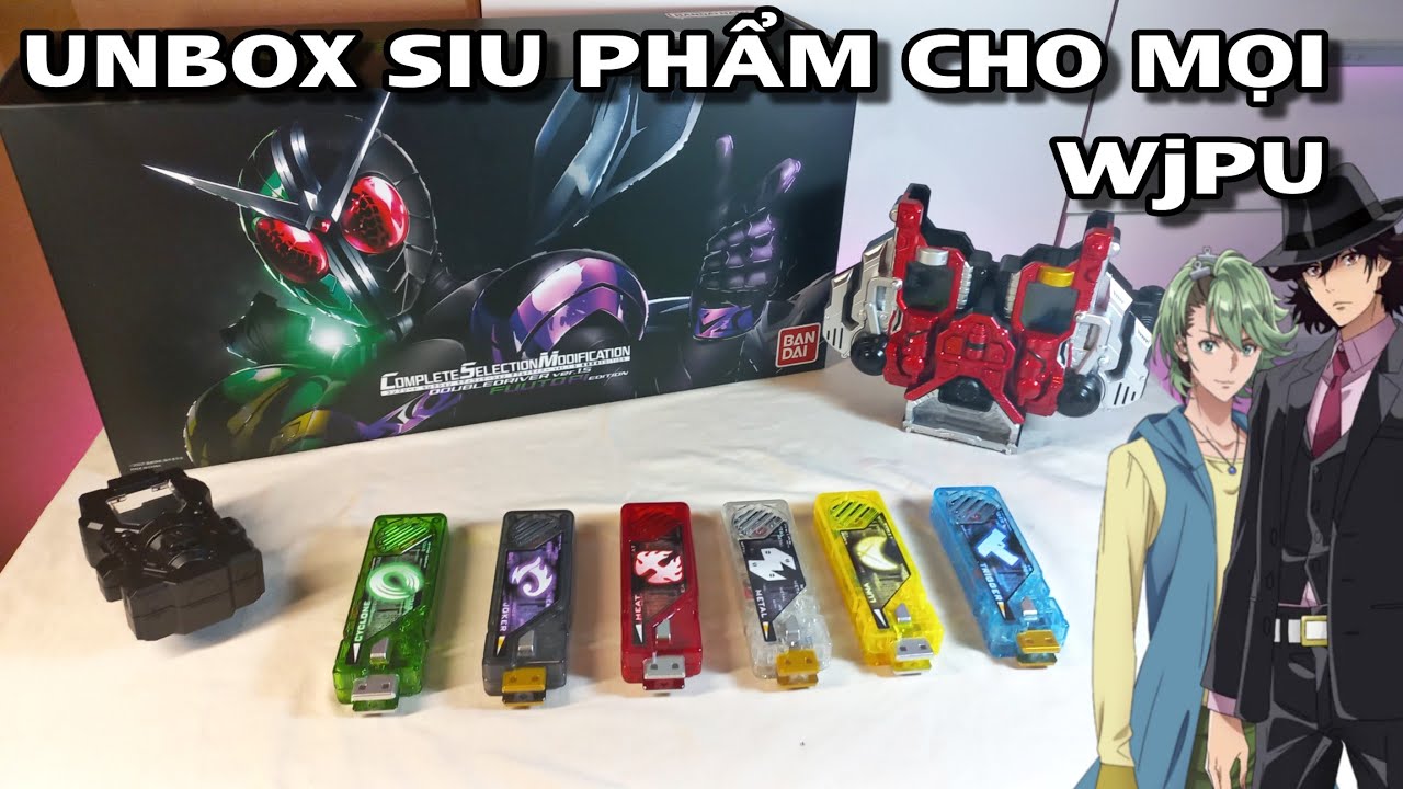 Unbox CSM W Driver Ver. Fuuto P.I - Kamen Rider W ibu Có Gì Hot ? Thám Tử Thành Phố Fuuto.