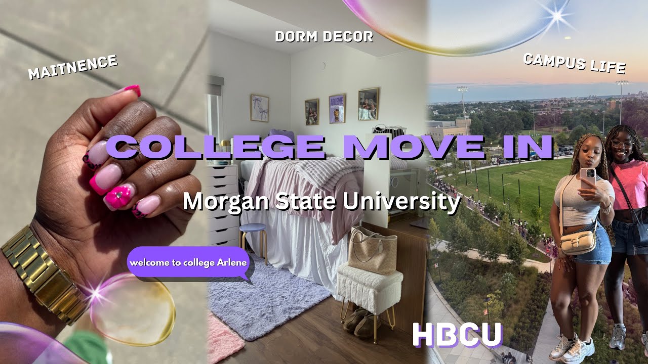 COLLEGE MOVE IN VLOG MORGAN STATE UNIVERSITY! | Arlene Nicole