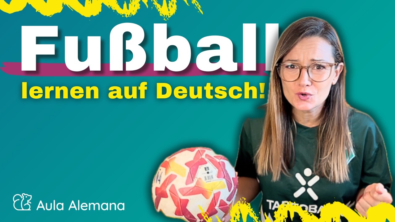 🇩🇪 ⚽️ Изучайте футбол на немецком языке | Словарь, поговорки и викторина | A2-B1#deutschlernen