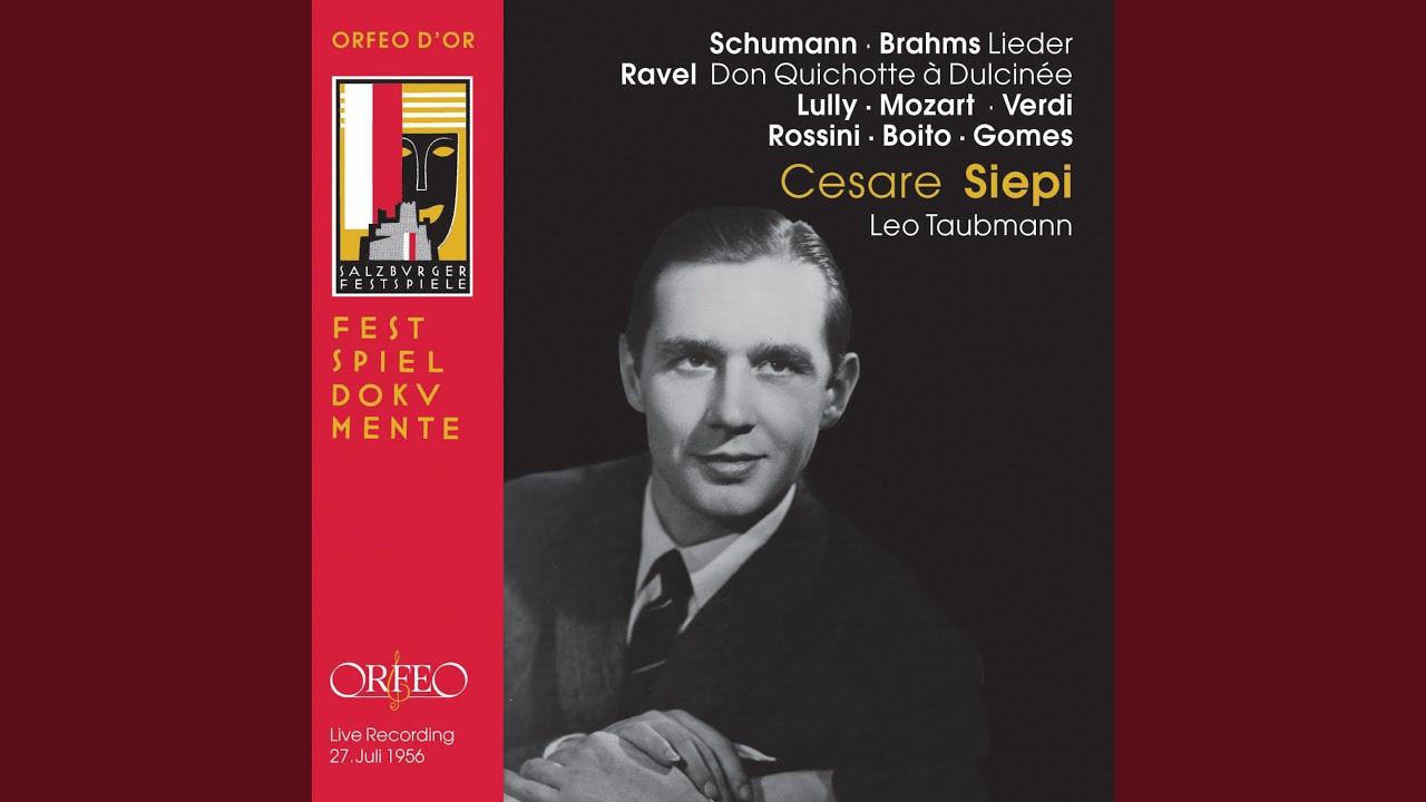 Dichterliebe, Op. 48: No. 7, Ich grolle nicht (Live)