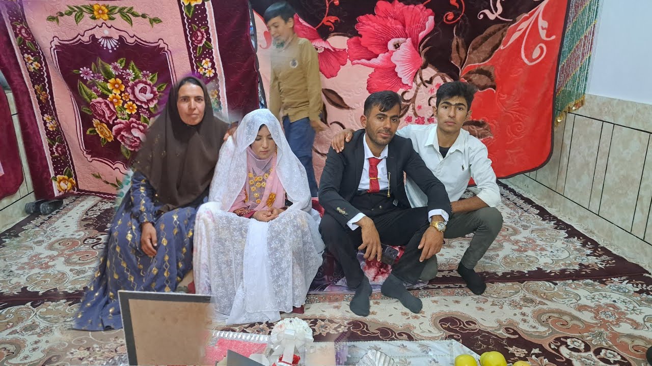 The end of waiting for the bride and groom after a long time and reaching each other's arms.👨‍❤️‍💋‍👨