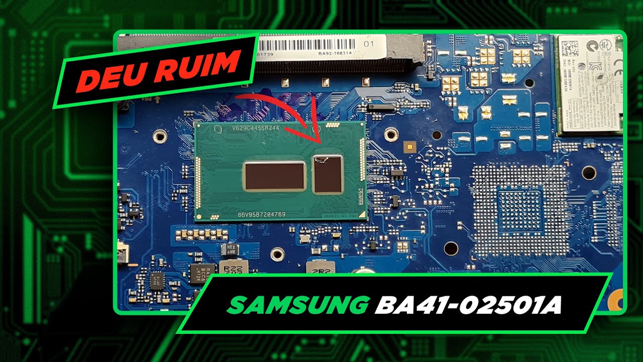 Samsung NP300E5K processador RACHOU, e agora ?