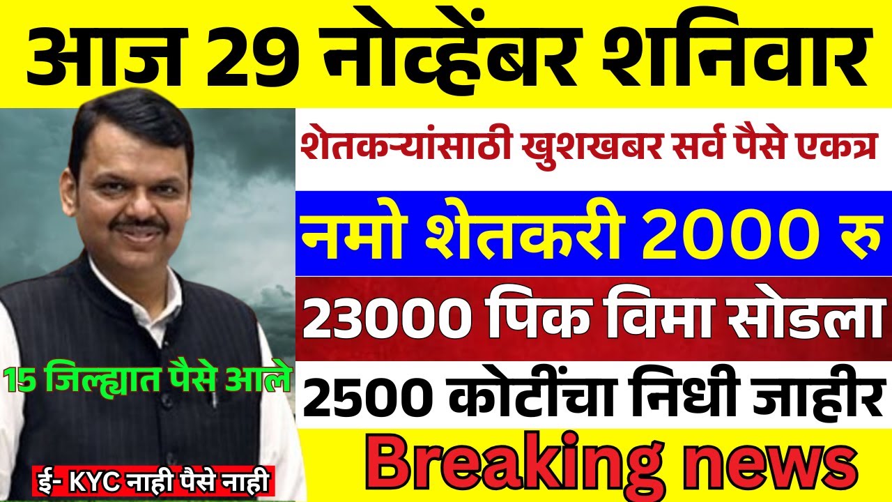 Namo Shetkari Yojana 8th Installment | PM Kisan Yojana 21th Installment Date | #namo #pmkisan