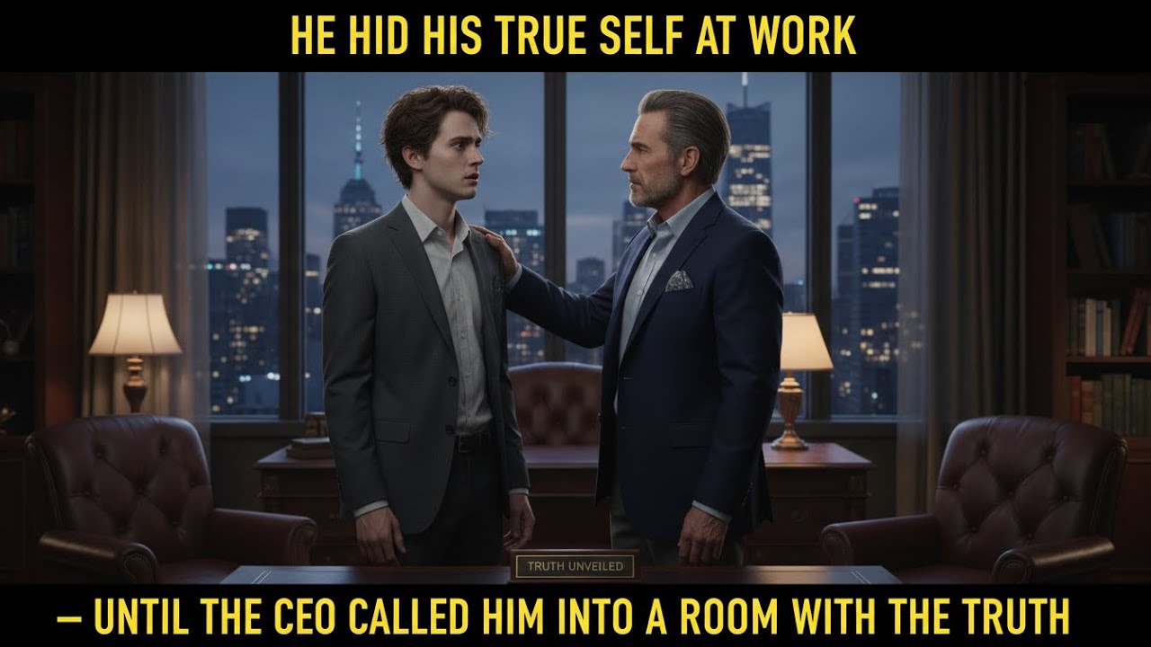 HE HID HIS TRUE SELF AT WORK — UNTIL THE CEO CALLED HIM INTO A ROOM WITH THE TRUTH