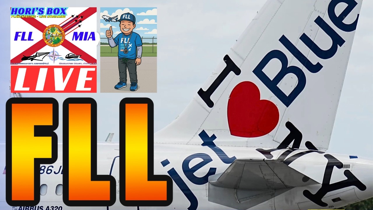 🔴  LIVE | FLL Plane Spotting | Fort Lauderdale-Hollywood International Airport | March 3, 2026