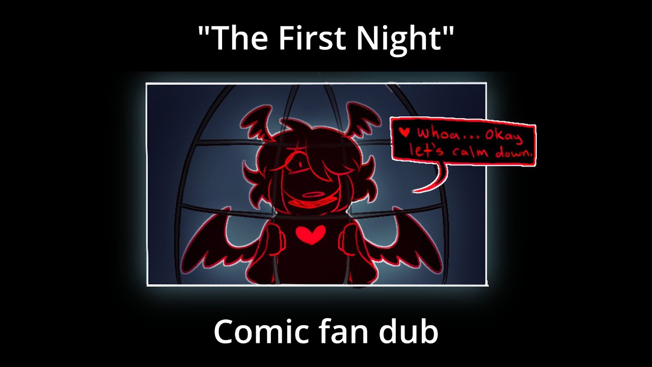 Deltarune: комикс-дублирование «Первая ночь»