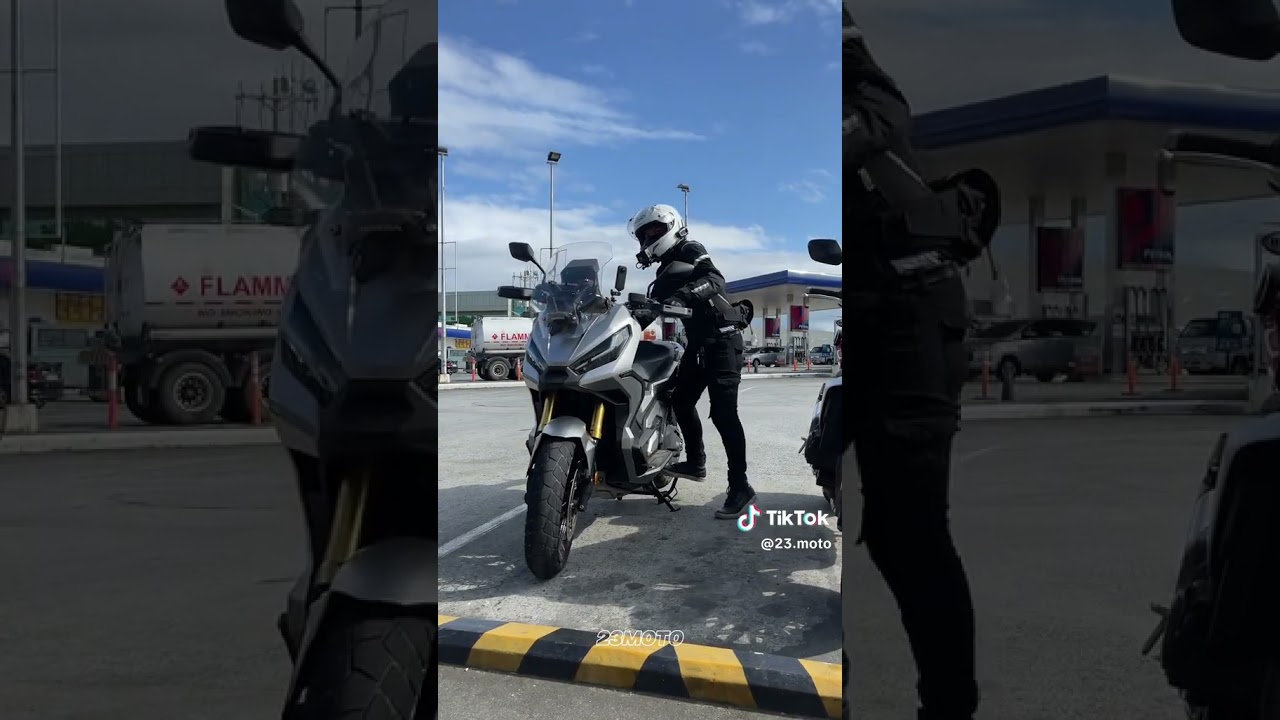 How do you Center Stand the HONDA X-ADV 750?