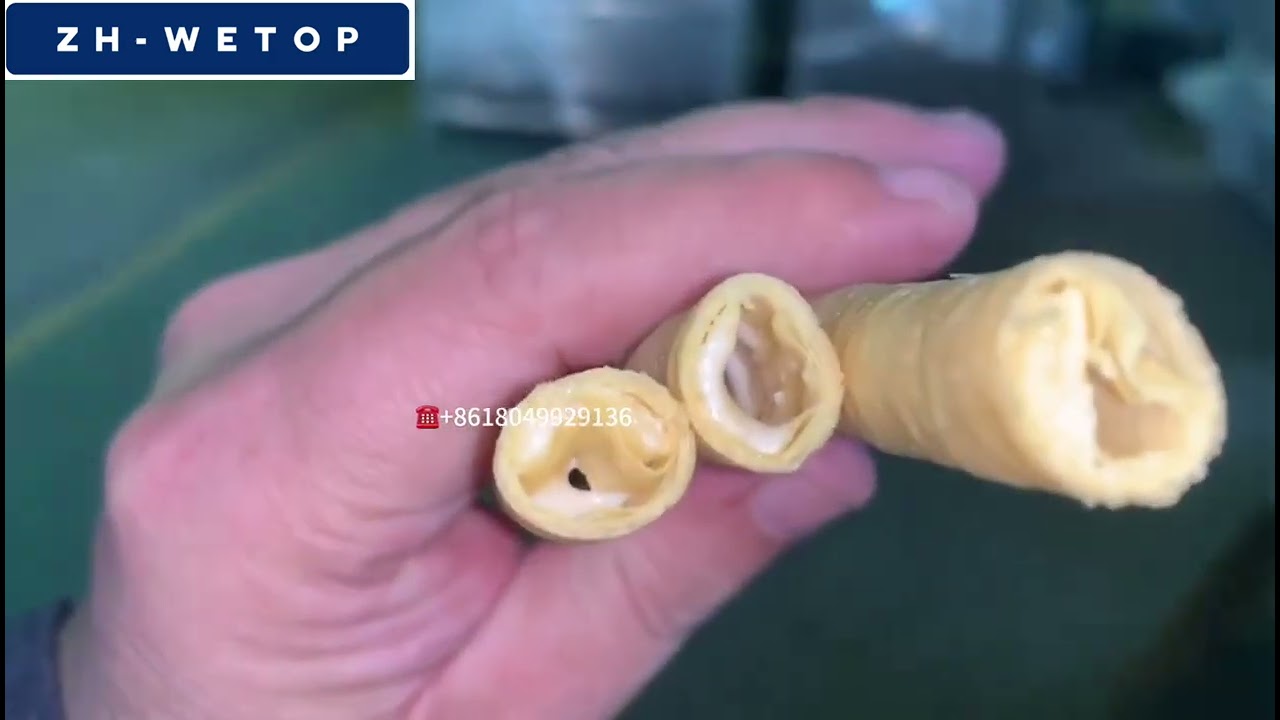 Automatic Filled Wafer Stick Roll Machine Performance in Testing