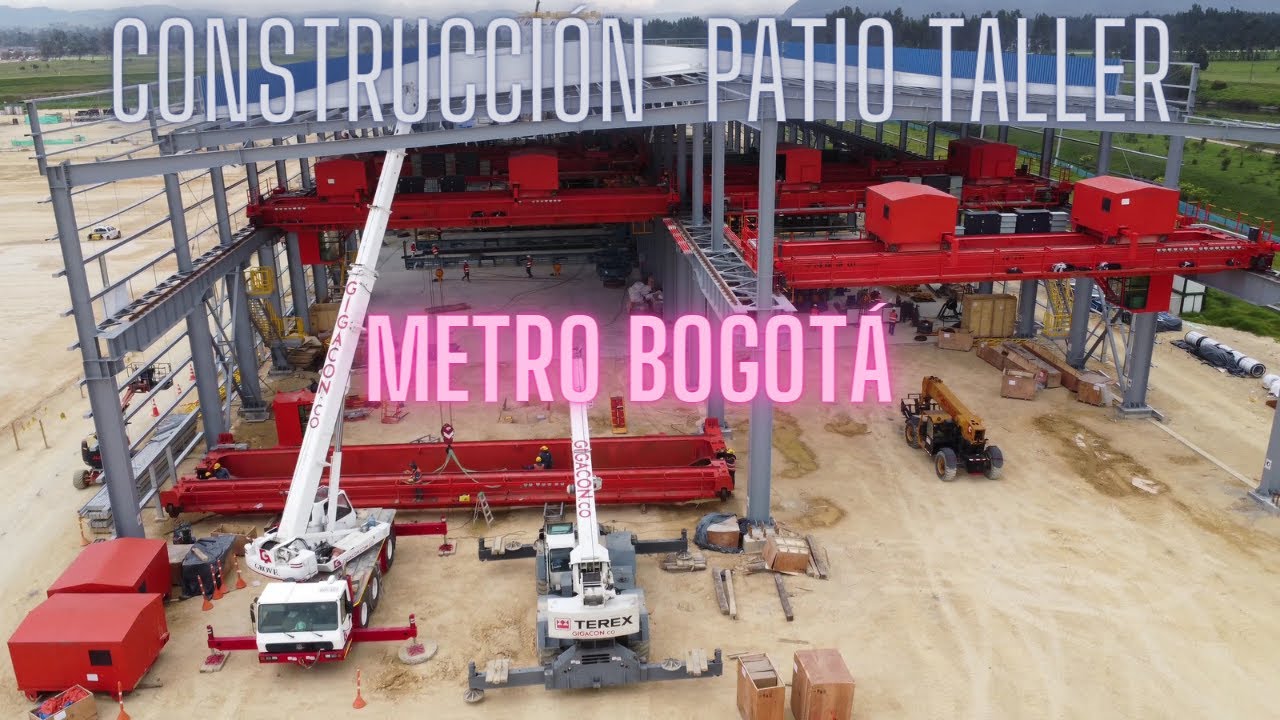 así avanzan en la construcción - PATIO TALLER DEL METRO