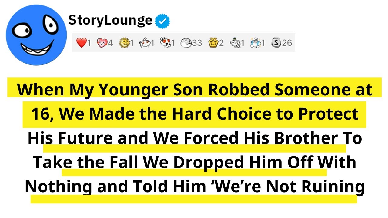 When My Younger Son Robbed Someone at 16 We Made the Hard Choice to Protect His Future and We Forced