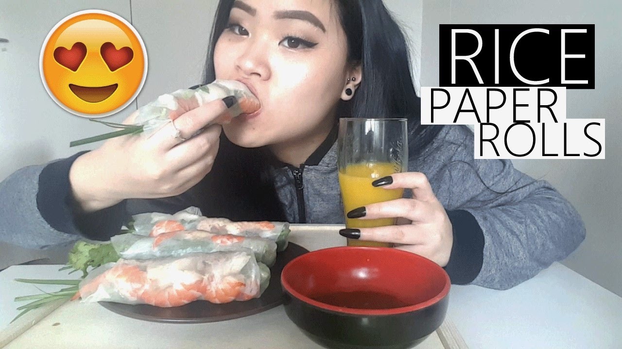 Мукбанг | Вьетнамская кухня | Рулоны из рисовой бумаги