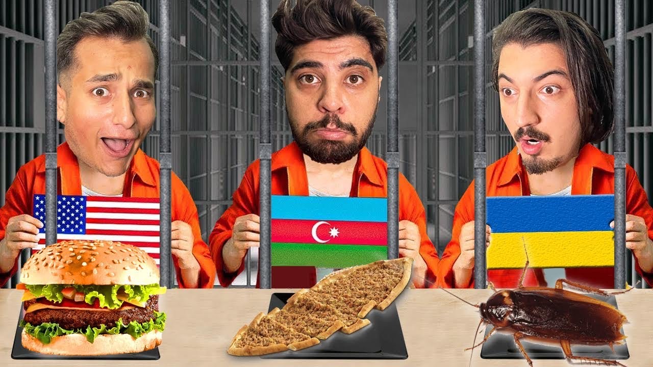 ÜLKELERİN HAPİSHANE YEMEKLERİNİ DENEDİK! 🍟🧨