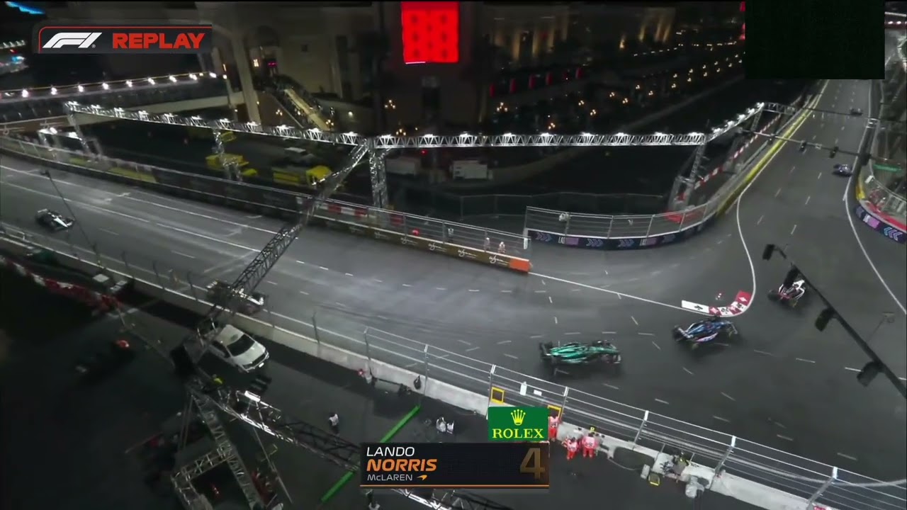 Lando Norris big crash at Las Vegas