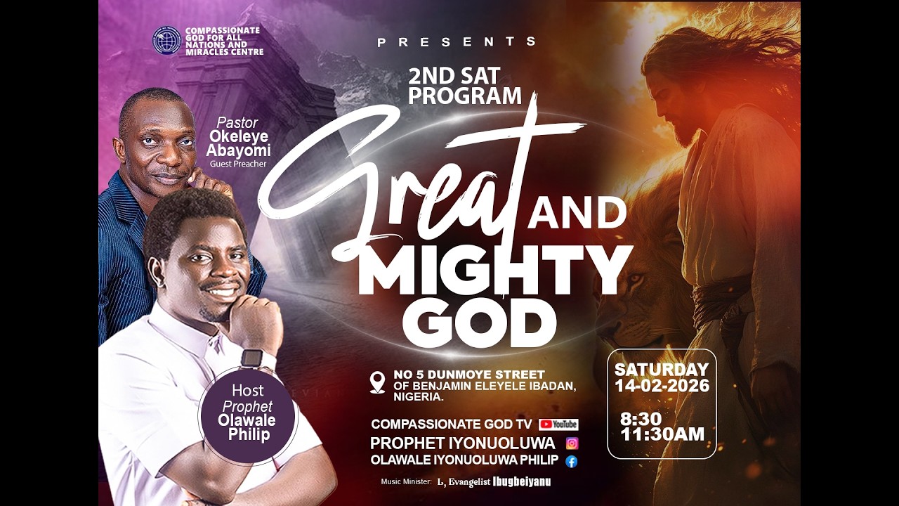 2ND SATURDAY MONTHLY PROGRAMME