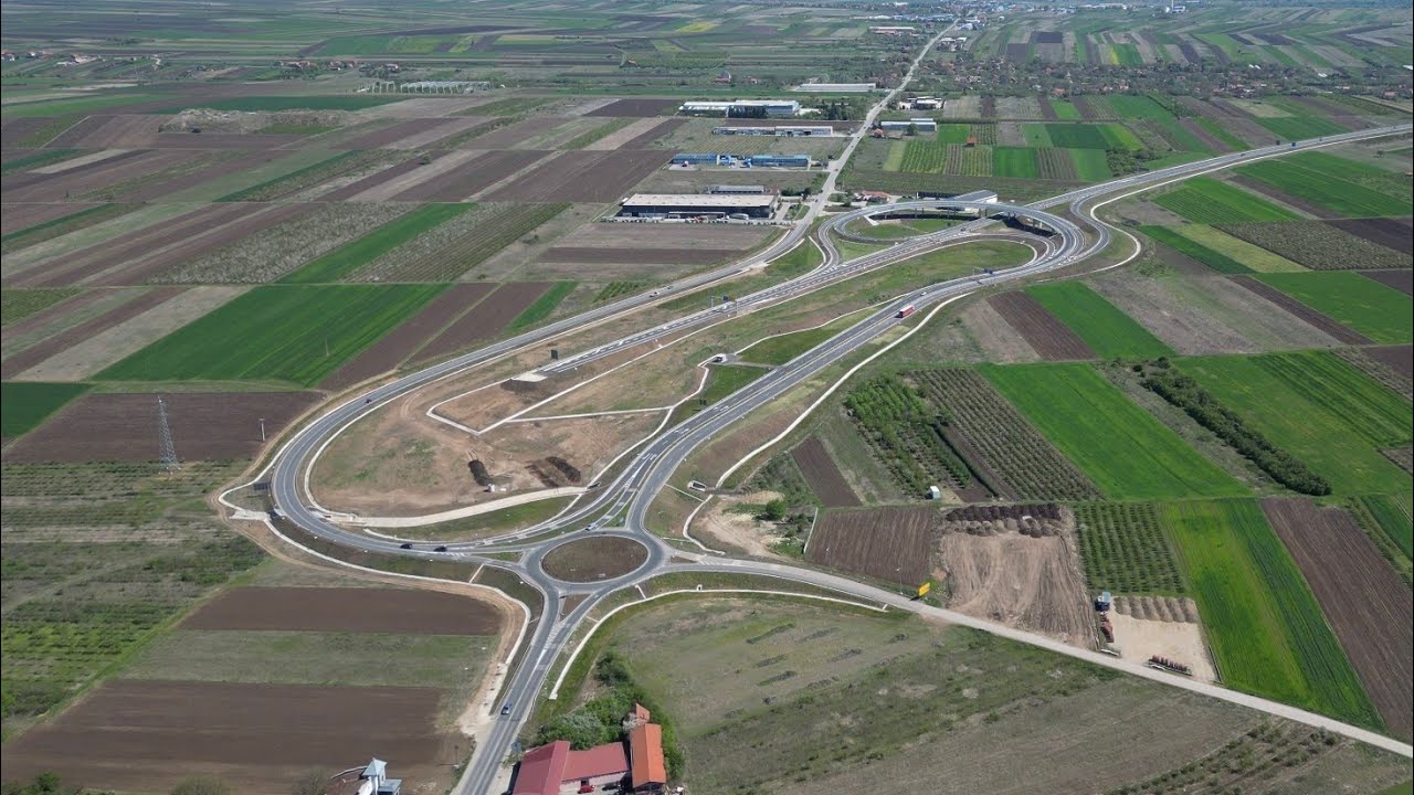 Niš-Merošina-Prokuplje-Beloljin-Merdare-Priština - 5,5 km poluprofilnog autoputa - dron snimak