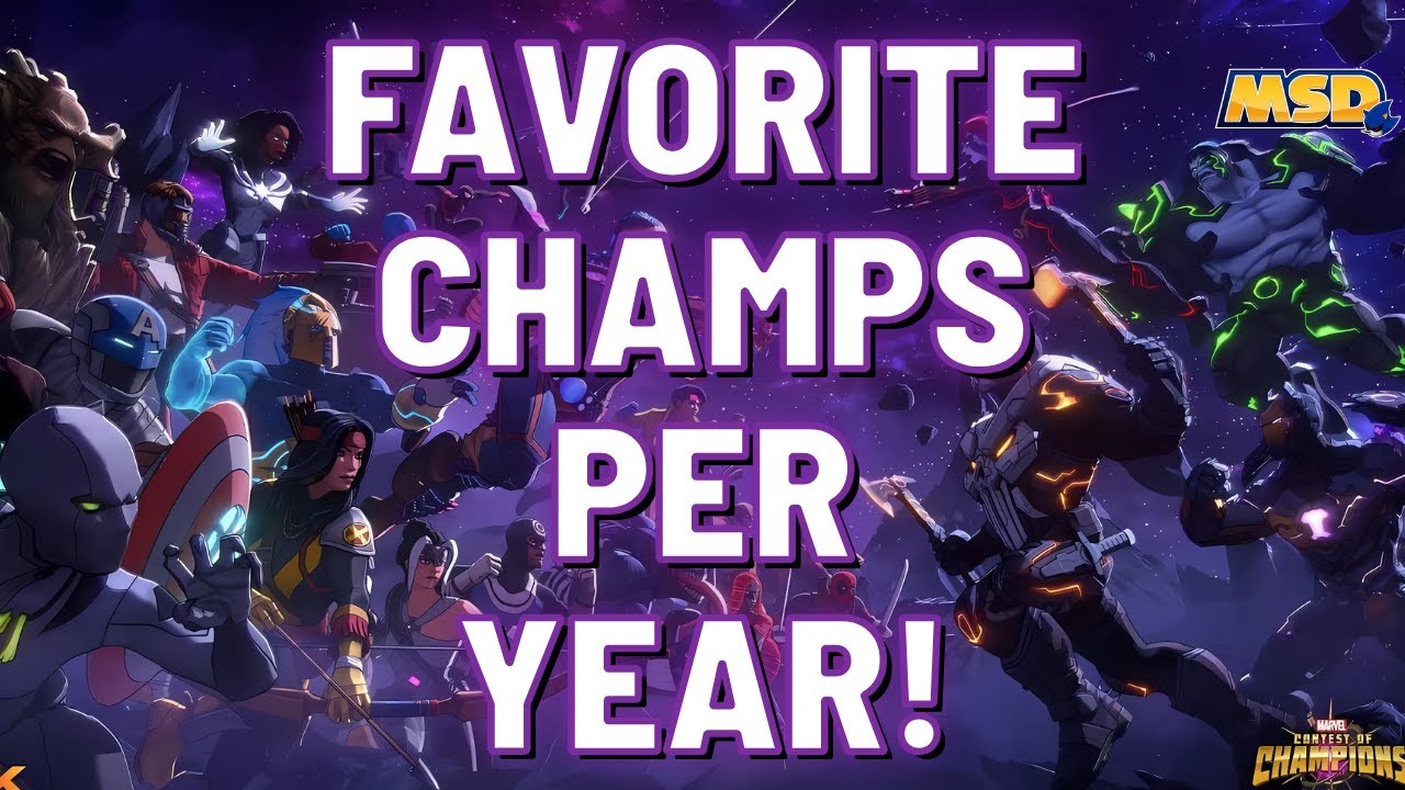 Мои любимые чемпионы из каждого года Marvel Contest of Champions | MCOC