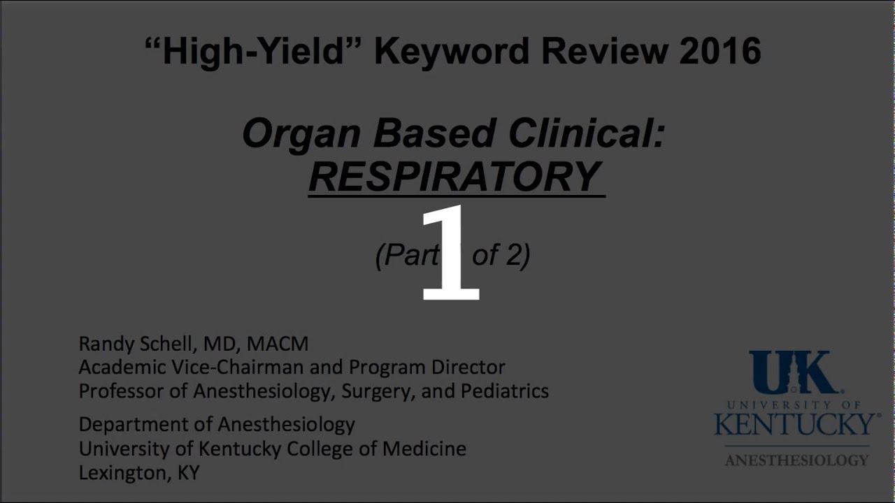 20160111 OBC Respiratory - Keywords Review Part 1