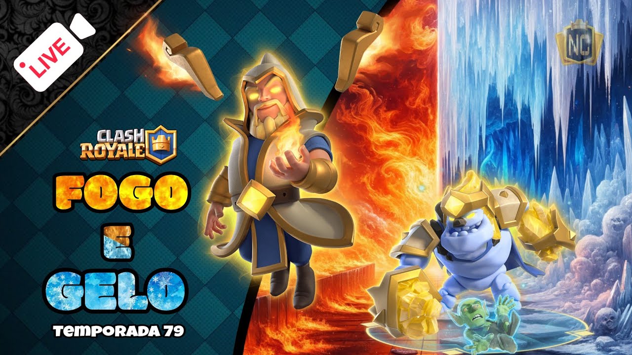 Live CLASH ROYALE Push cansado de Troféus 🏆