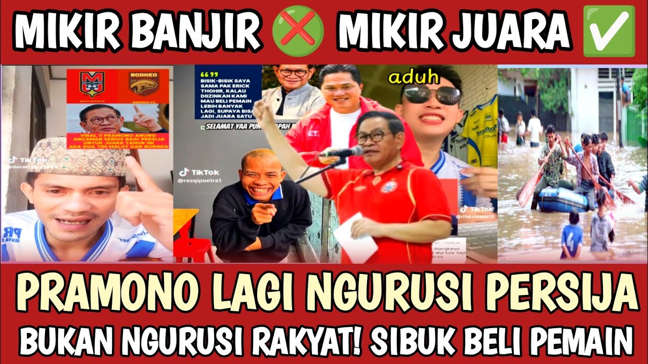PARAH! PRAMONO ANUNG LEBIH MIKIRIN PERSIJA JUARA! KOMENTAR NETIZEN BANJIR TU URUSIN PAK